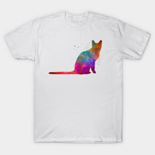 Korat cat in watercolor T-Shirt